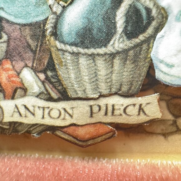 1966 Anton Pieck 3D Shadow Box Diorama "Flea Market" Framed Art Vintage - Picture 4 of 13